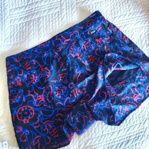 Armani exchange floral side pockets shorts